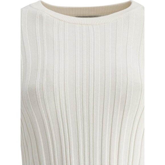 Loulou Studio Elsa Silk Crewneck T-Shirt tag size L Women - Picture 3 of 4